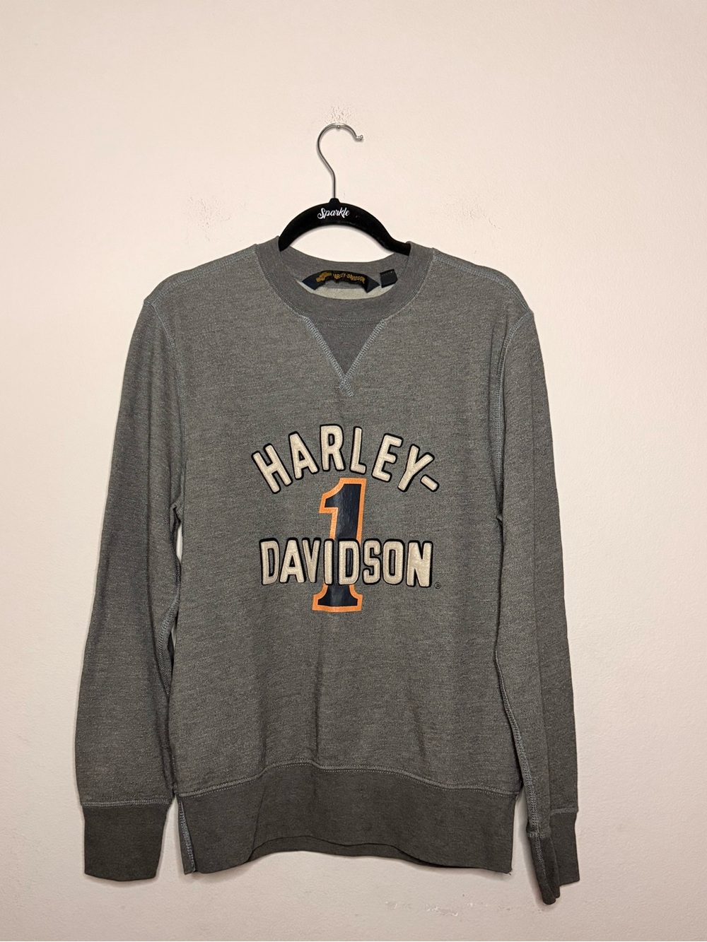 Harley-Davidson Men's Gray Logo Sweatshirt